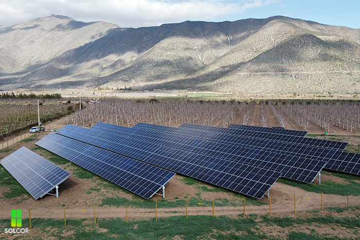 Proyecto solar de Solcor en Ag. Los Alpes Río